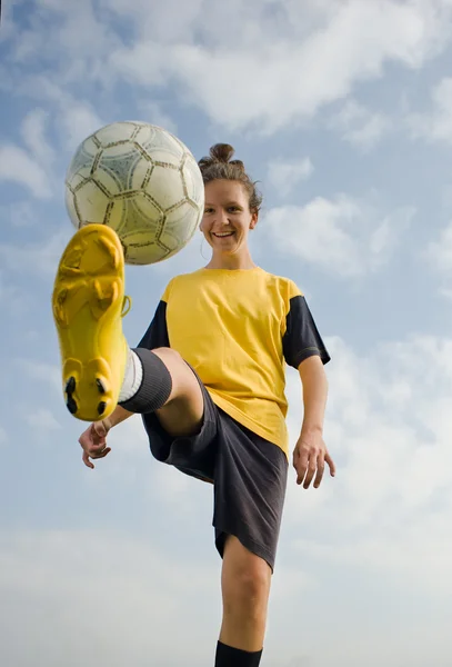 Ladies soccer — Stock Photo, Image