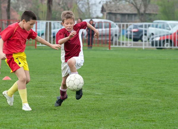 Dětský fotbal — Stock fotografie