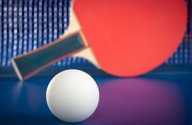 Equipment for table tennis clipart