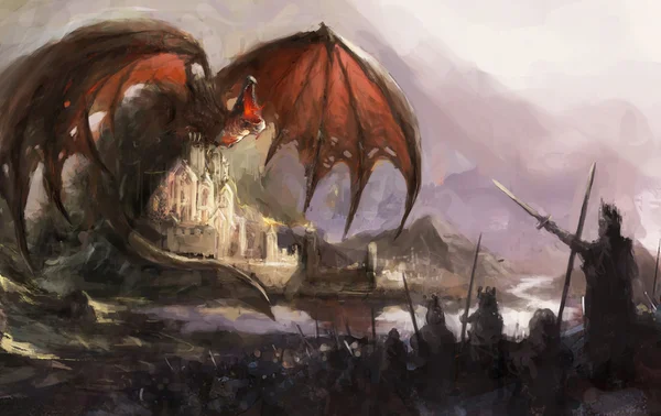 Castelo do dragão — Fotografia de Stock