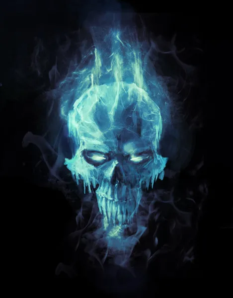Ice skull — Stock Photo, Image