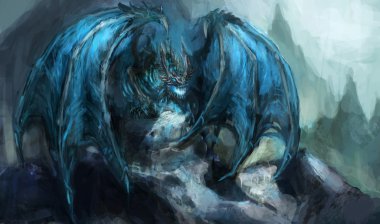 Frost dragon clipart