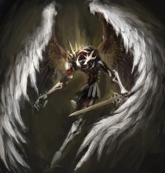 Biomechanical angel — Stock Photo, Image