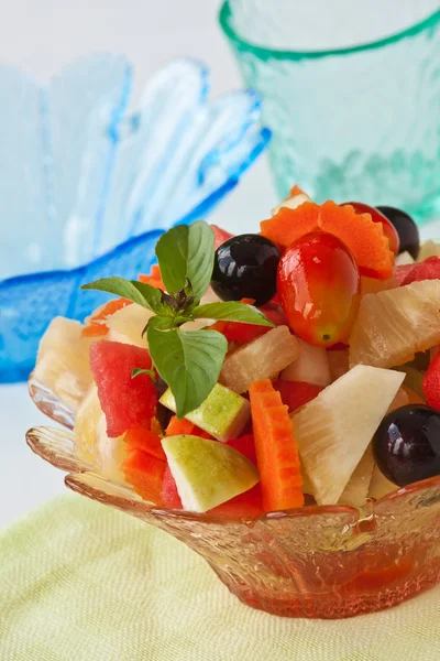 stock image Healthy fruits salad