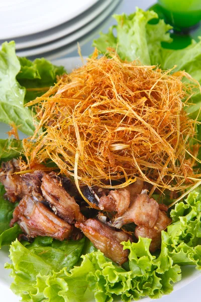 Fried Chicken with Lemongrass — Zdjęcie stockowe