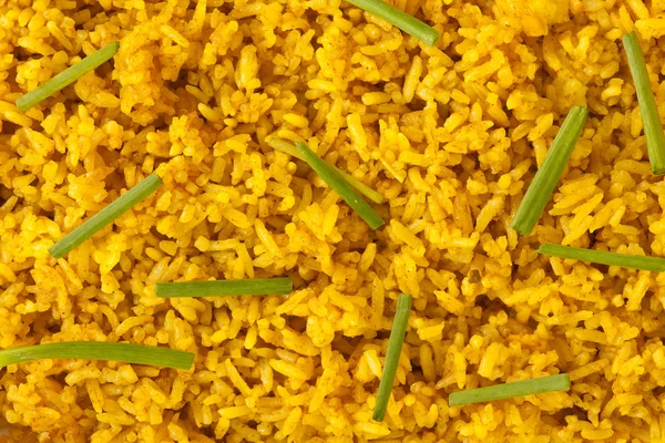Saffron rice background — Stock Photo, Image