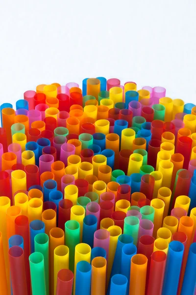 Pajitas coloridas para beber — Foto de Stock
