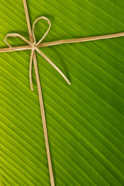 stock image Banana rope and leaf