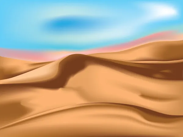 Dune di sabbia — Vettoriale Stock
