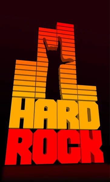 Hard rock — Wektor stockowy