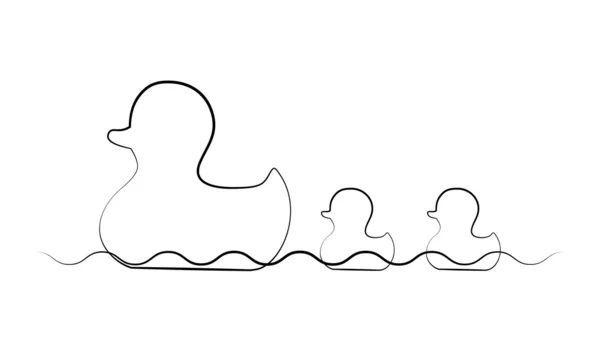 Canards de bain — Image vectorielle