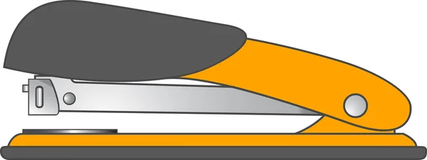 Orange Stapler — Stock Vector