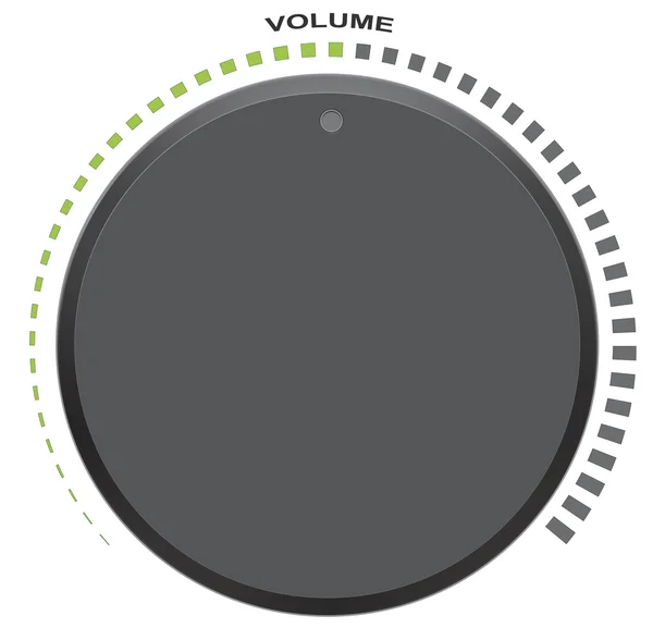Contrôle de volume avec indicateur vectoriel — Image vectorielle