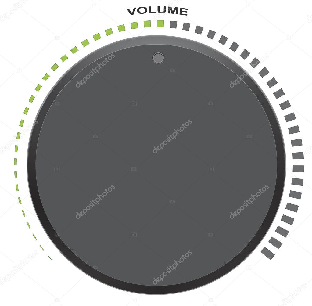 Volume Control with indicator vector