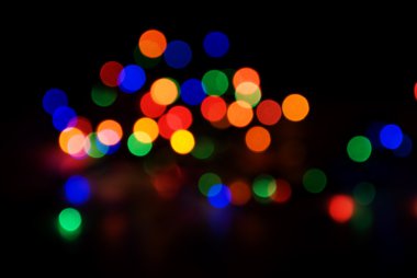 Bokeh lights clipart