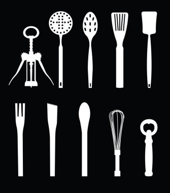 Kitchen equipments clipart