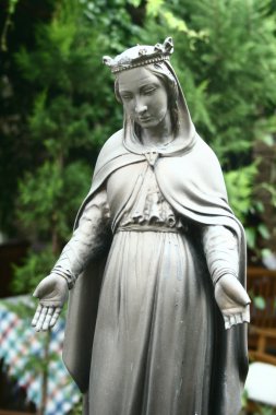 Virgin Mary statue from Ephesus clipart