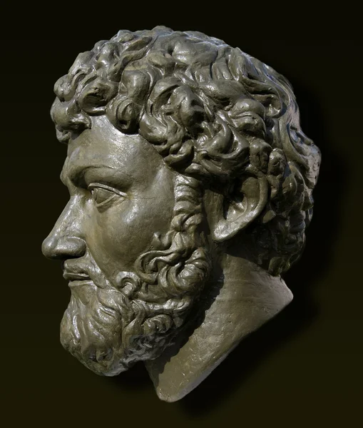 Ancient philosopher statue — Stock Photo, Image