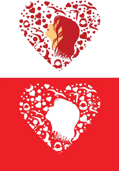 Valentines Day Hearts — Stock Vector