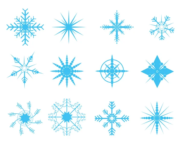 Сніжинка іконки — стоковий вектор