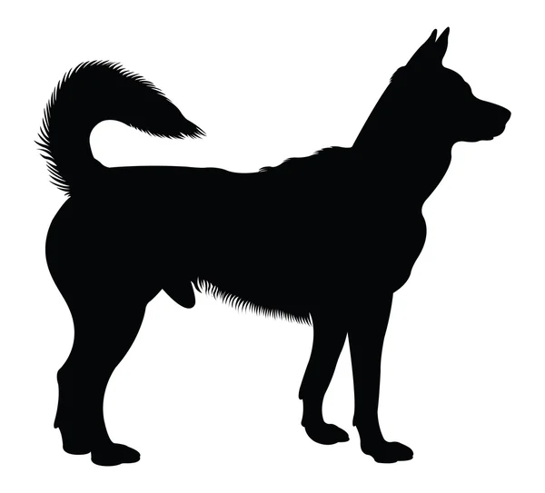 Σιλουέτα σκύλου — Διανυσματικό Αρχείο