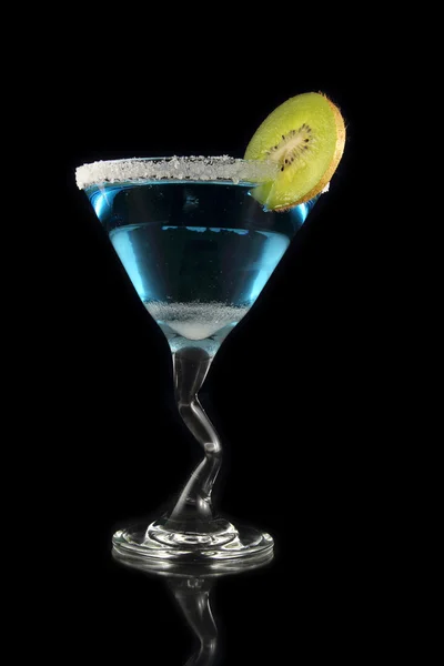 Bebida de martini azul — Fotografia de Stock