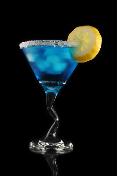 Napój niebieski martini — Zdjęcie stockowe