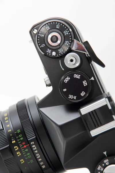 Câmera analógica antiga — Fotografia de Stock
