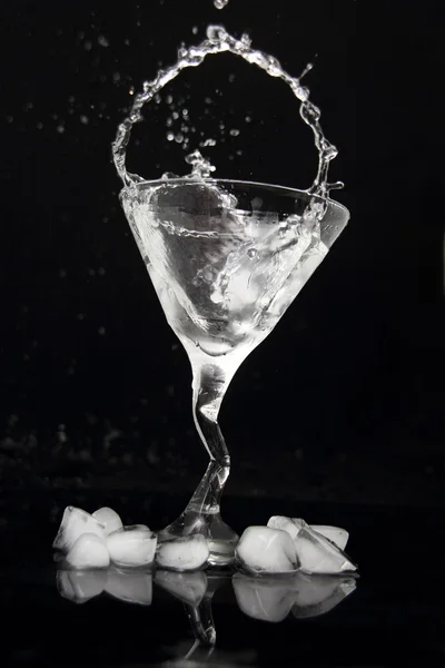 Martini drink splash — Stock Photo, Image