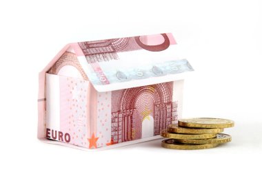 Money house clipart