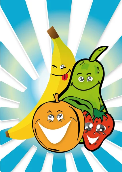 Frutas felices —  Fotos de Stock