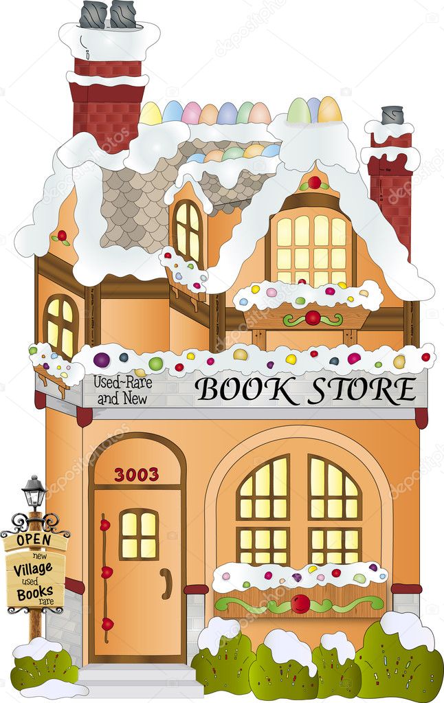 Gingerbread Village Book Store
