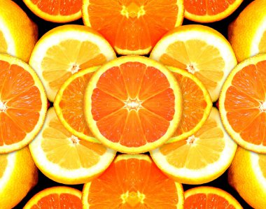 Citrus Fruit Abstract clipart