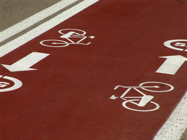 stock image Cycle lane