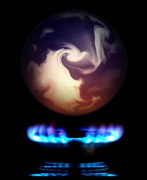 Υπερθέρμανση του πλανήτη Εικόνα Αρχείου