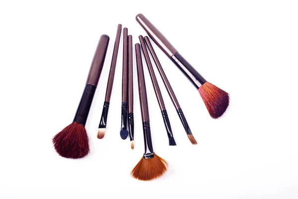 stock image A set of makeup brushes