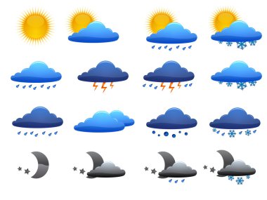 Weather Set clipart