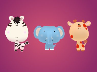 Cartoon Animals clipart