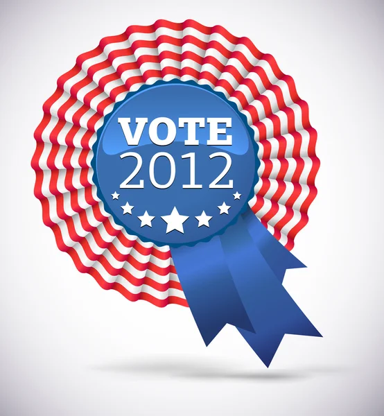 stock vector Vote 2012 USA Badge