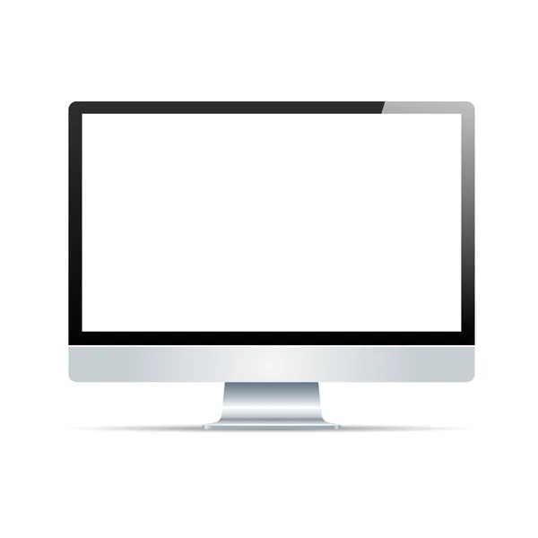 Monitor LCD moderno. Vetor Gráficos Vetores