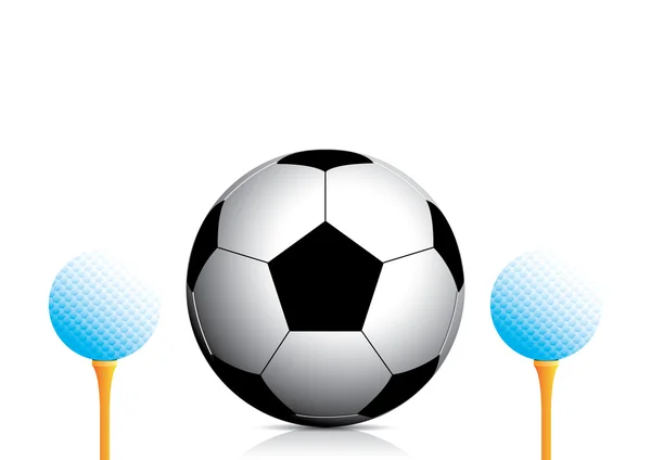 Футбольний м'яч. Вектор — стоковий вектор