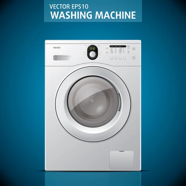Machine à laver fermée. Vecteur — Image vectorielle