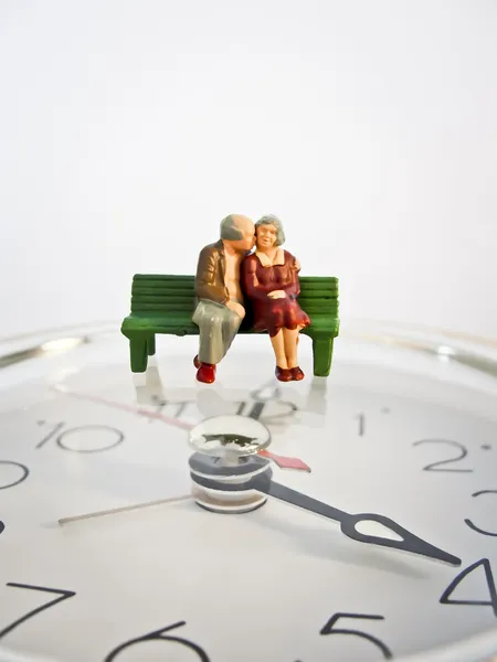 Miniaturowe emerytury — Zdjęcie stockowe