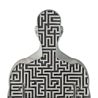 Human maze clipart