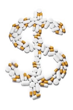 Pills dollar clipart