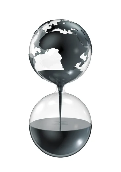 Oil hourglass Stock Picture