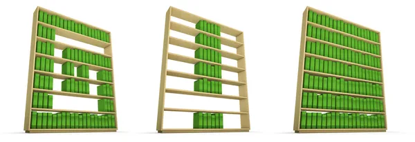 Bookcase alphabet — Stock Photo, Image