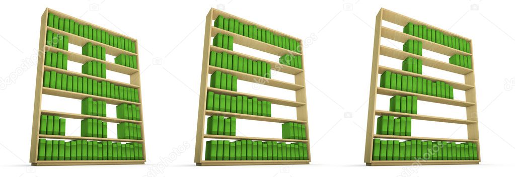 Bookcase alphabet