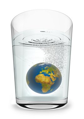 Earth seltzer clipart