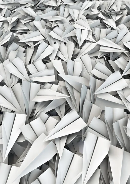 Samoloty z papieru — Zdjęcie stockowe